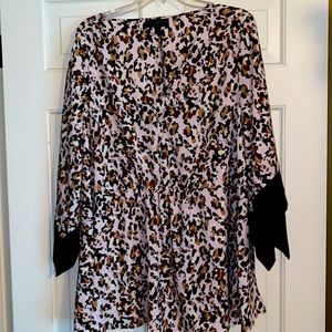 Lane Bryant animal print top